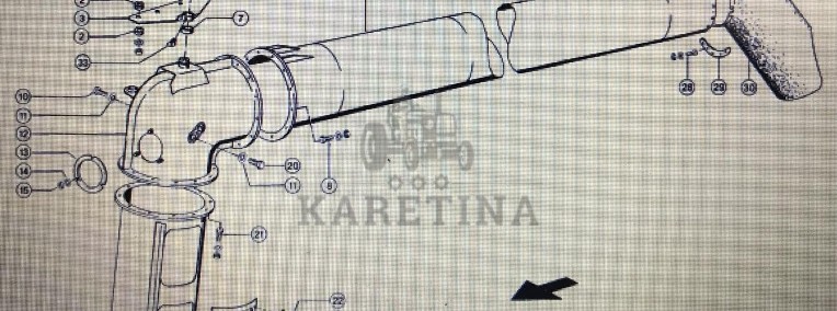 CLAAS 00 0748 697 3/Claas rura pionowa/Claas Lexion 580 410-405 480 430-410 530-510 600-1