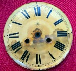 Stary zegar CZĘŚCI tarcza gong sanki wspornik dzwonek - cena za całość