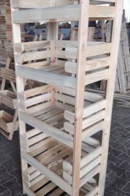 Ekspozytor Eko drewniany 60x40x175 cm regał-3