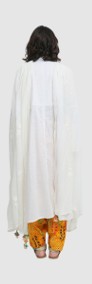 Nowa tunika indyjska i szal komplet zestaw S 36 M 38 biała bawełna boho hippie-4