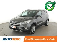 Ford Kuga II półskóra klima auto navi grzane fotele kamera i czujniki parkowania