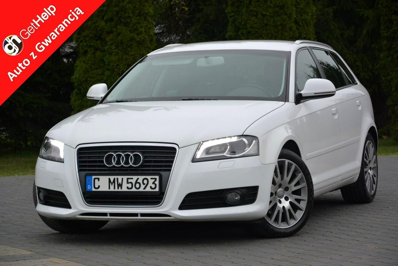 Audi A3 II (8P) BI-Xenon Ledy Skóry Relingi Parktronic Aso