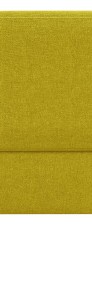 vidaXL Moduły sofy narożnej z poduszkami, 2 szt., tkanina, żółte287047-4
