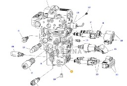 Fendt 828 Vario - blok zaworów zaworowy G835960025016