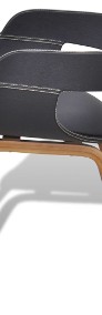 vidaXL Krzesło stołowe, gięte drewno i sztuczna skóra241684-3