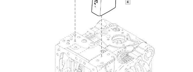 John Deere 6110 - tylny podnośnik - rama L219068-1