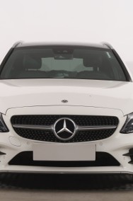 Mercedes-Benz Klasa C W205 , Serwis ASO, 245 KM, Automat, VAT 23%, Skóra, Navi,-2