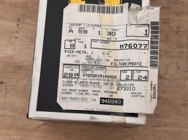 John Deere Wkład Filtra Powietrza M76077 MIU10778 M76076 AM108200-2