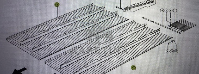 Blacha Stopnia Claas Mega 370-340 Nr kat. części 000 662 664 0 Nr kat. części 000 662 664 0-1