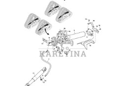 John Deere 9470RX - Akumulator hydrauliczny RE558557 (Gąsienice i obciąźniki)