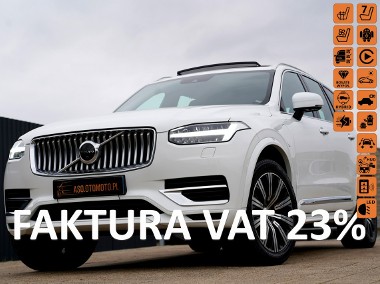 Volvo XC90 V RECHARGE panorama FUL LED 7-os SKÓRA nawi kamera 360 wentylacja MAX-1