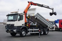 Mercedes-Benz Arocs 2645 / E 6 / WYWROTKA + HDS / 6 X 4 / HYDROBURTA / ŁYŻKA WIDŁ