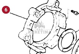 Massey Ferguson 3690 Obudowa Skrzyni Biegów CZĘŚCI 3617349M2