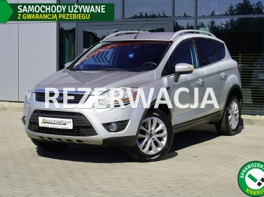 Ford Kuga I 2 komplety kół, 4x4, Półskóra, Grzane fotele, Czujniki, Alu, GWARANC-1