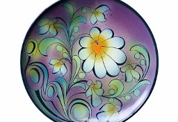 Polska Ceramika Artystyczna lata 60 -te, talerz dekoracyjny