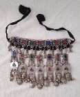 Duży naszyjnik choker afgański orient boho bohemian hippie tribal etno folk