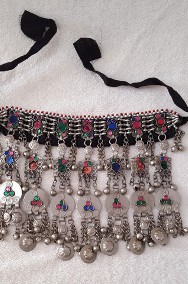 Duży naszyjnik choker afgański orient boho bohemian hippie tribal etno folk-2