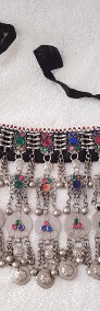 Duży naszyjnik choker afgański orient boho bohemian hippie tribal etno folk-3