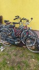 Pakiet rowerów miejskich holenderskich uszkodzone