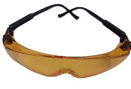 Okulary ochronne BHP Żółte Panoramiczne + Gratis 