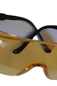 Okulary ochronne BHP Żółte Panoramiczne + Gratis -2