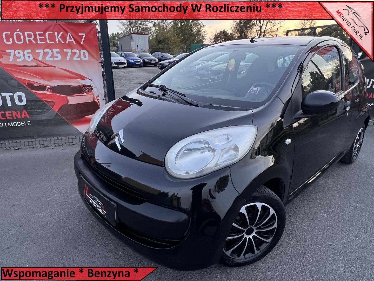 Citroen C1 I Wspomaganie * 1.0 Benzyna * Manual * 2007 rok * Czarny