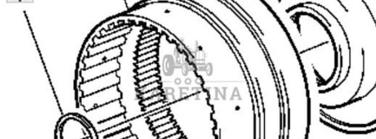 John Deere 6820 6920 6920S Koło Koronowe Skrzyni Biegów CZĘŚCI L171322-1