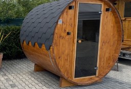  Sauna Ogrodowa Beczka Wellnes SPA Oslo 2,2 x 1,6 m  z  E-Piecem  