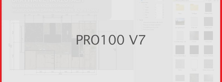 Program do projektowania PRO100 wersja 7 + Rozkrój + KRAY-1