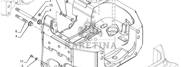New Holland T6070 Rama 84526232-1