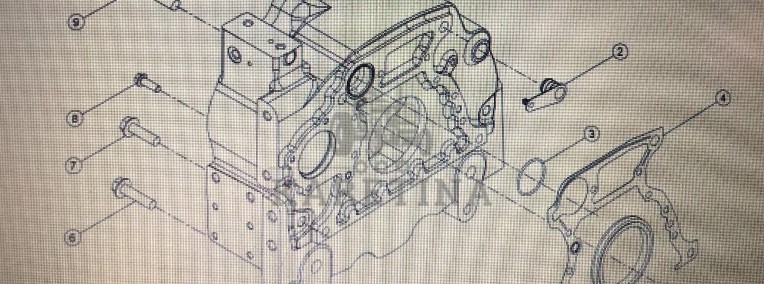 CLAAS 00 1145 878 0/Claas obudowa koła zamachowego/Claas Arion 640 600 500-1