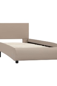 vidaXL Rama łóżka, kolor cappuccino, sztuczna skóra, 100 x 200 cm 285469-2