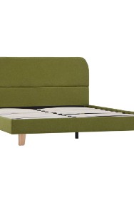 vidaXL Rama łóżka, zielona, tkanina, 140 x 200 cm 280883-2