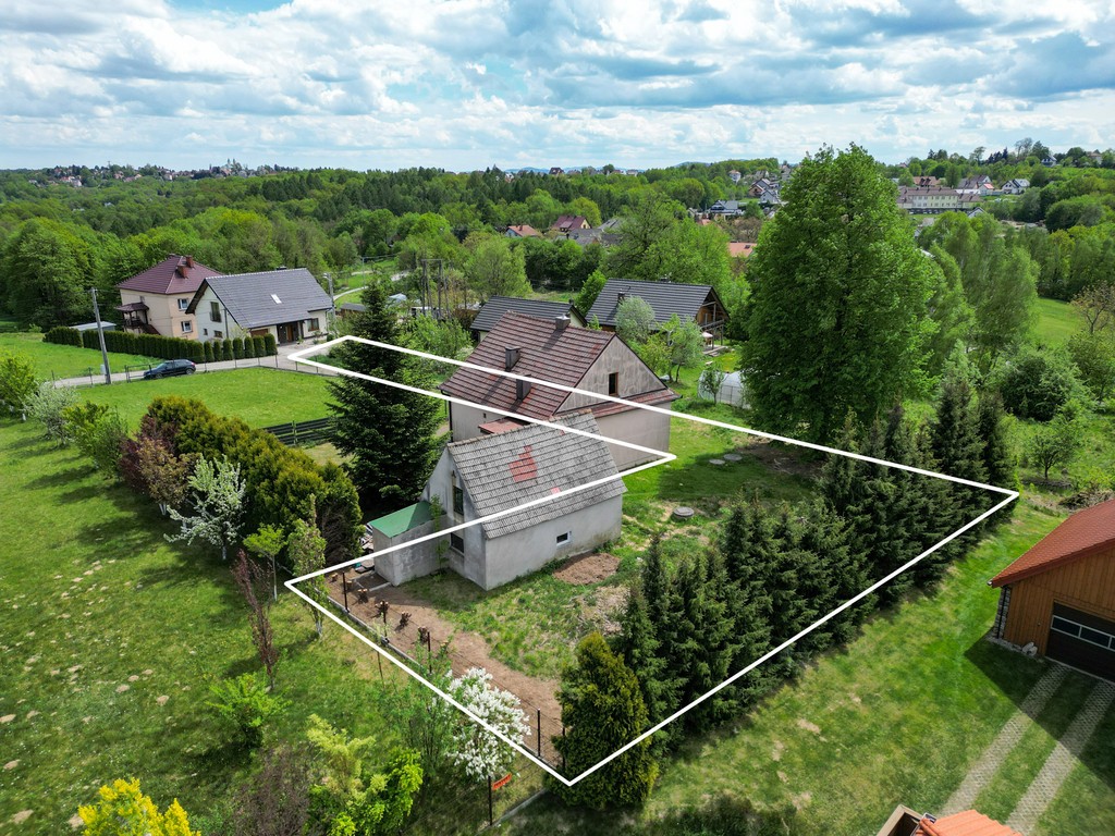 Oaza spokoju w Konarach (Gm. Mogilany) - 709 m² - Więcej