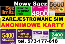 Zarejestrowane karty do komórki startery SIM karty polskie aktywne Nowy Sącz