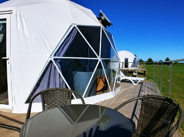 GLAMPING Namiot sferyczny 29 m2 z pełnym wyposażeniem CAŁOROCZNY-1