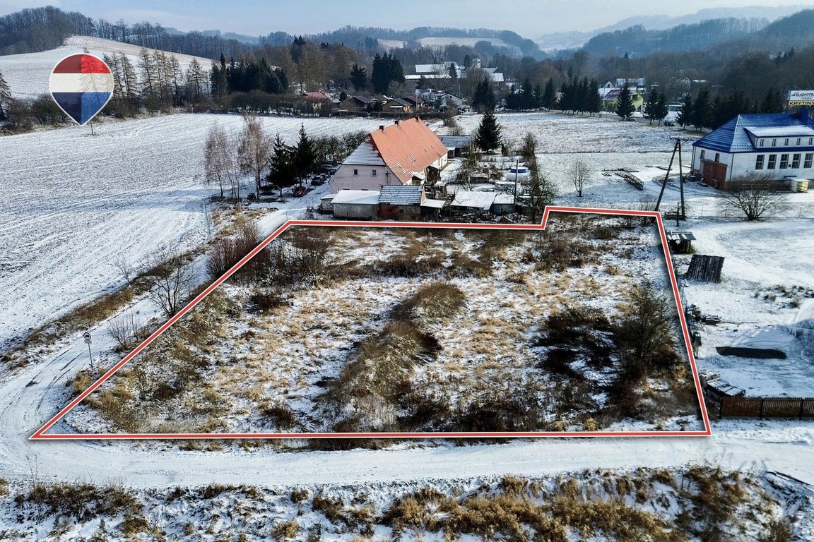 Działka budowlana 2.873 m², z mediami i dojazdem - Widok 5