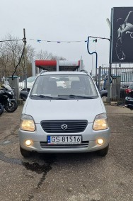 Suzuki Wagon R II 1.3 Benzyna 76 KM, Salon Polska, Dwa Klucze, Lakier Metalik, Hak-2