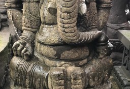 Ganesha H125cm rzeźba z kamienia lawy - Uosabia witalność i żywotność