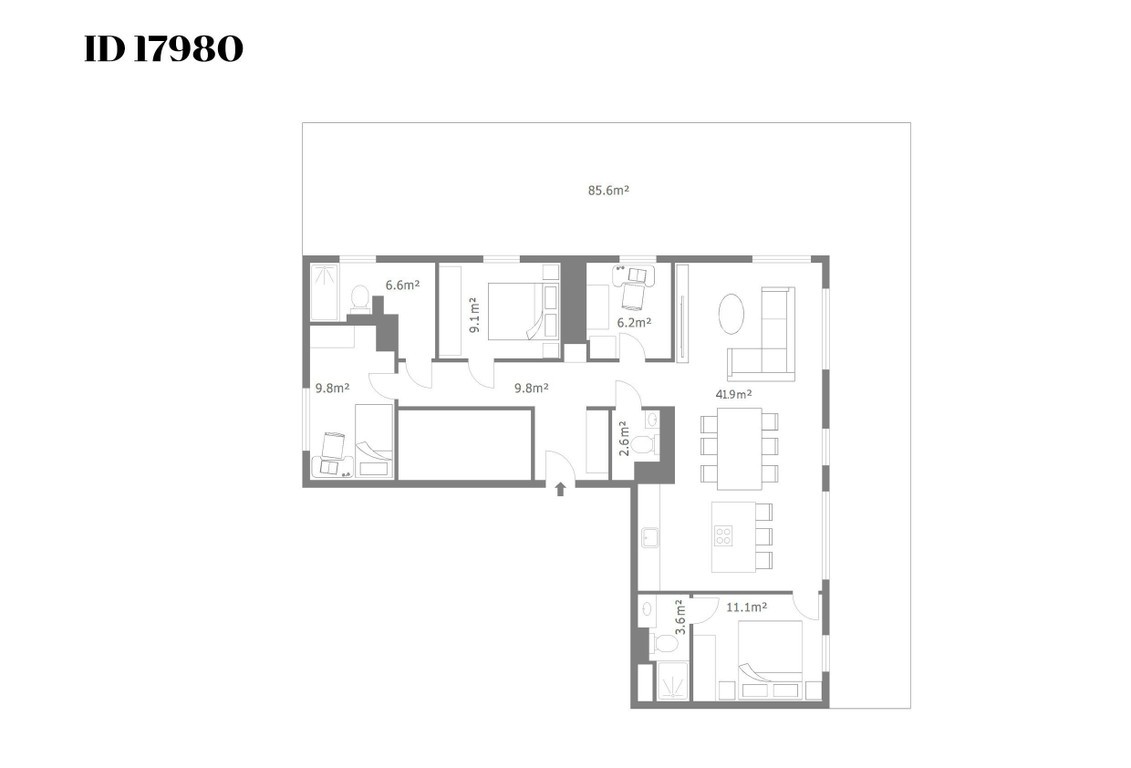 Pięciopokojowy apartament na Powiślu - View 2