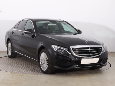 Mercedes-Benz Klasa C W205 , Serwis ASO, Automat, Skóra, Navi, Klimatronic, Tempomat,-1