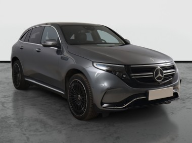 Mercedes-Benz EQC , SoH 98%, Salon Polska, Serwis ASO, Automat, Skóra, Navi,-1