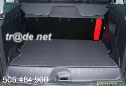 Peugeot Partner Tepee 5 os. od 2008 do 2018rr. najwyższej jakości bagażnikowa mata samochodowa z grubego weluru z gumą od spodu, dedykowana Peugeot Partner