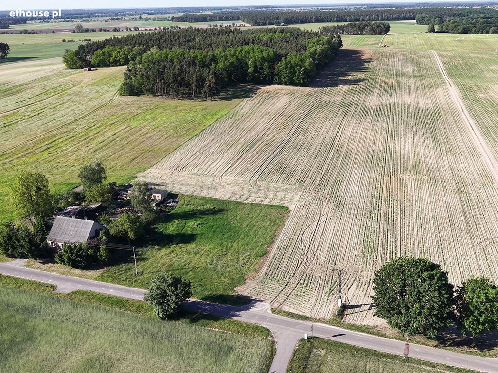 Rolna 3,64 ha z mediami, asfaltowym dojazdem., Barcin
