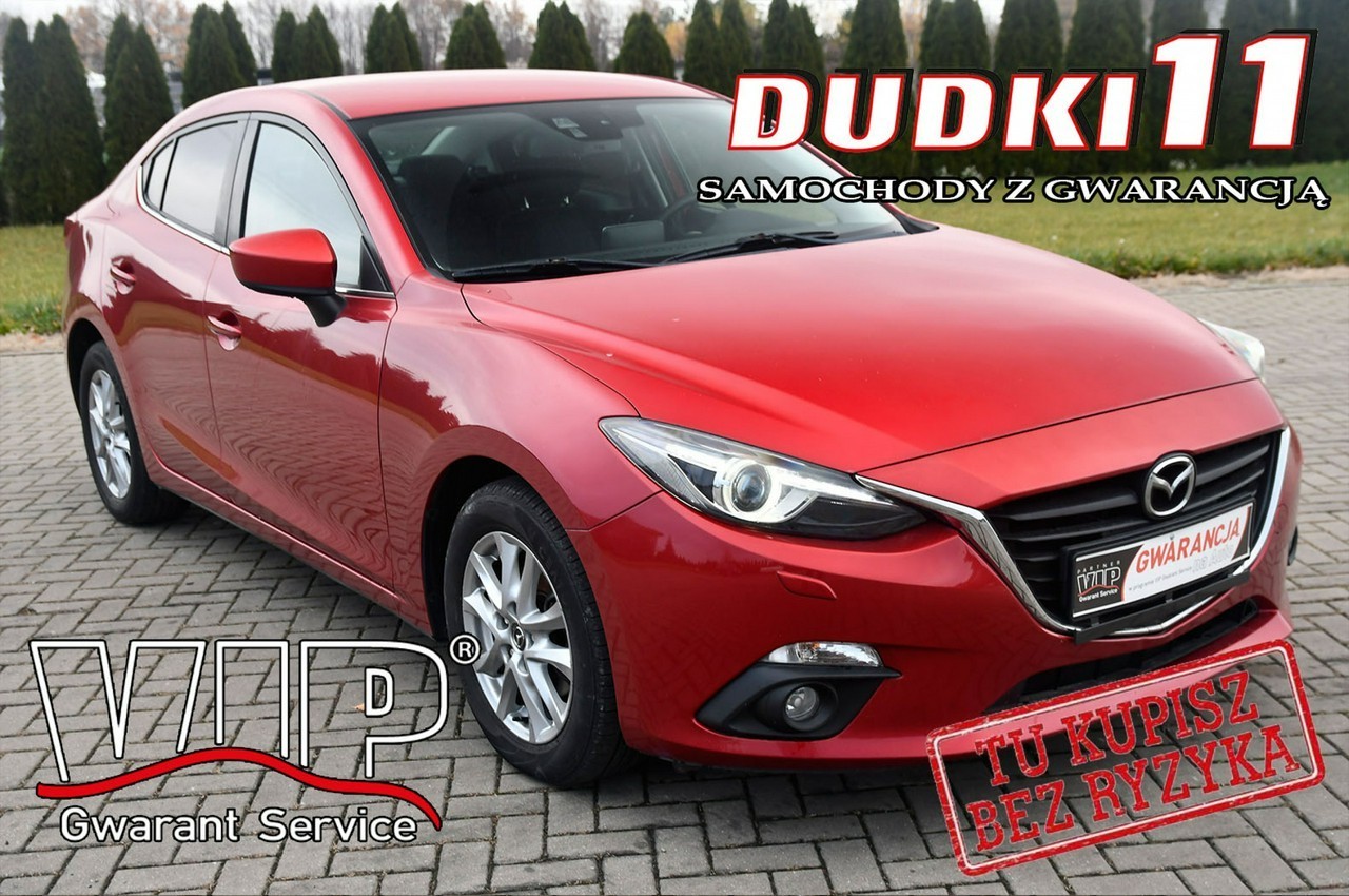 Mazda 3 III 1,5benz DUDKI11 Navi,Klimatr 2 str.El.szyby.Centralka,Parktronic.Xen