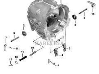 John Deere 6200 6300 6500 6400 6600 6700 6800 6900 7000 - r134710 - Obudowa Power Quad-2