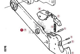 Fendt Favorit 514 Ramię Dolne TUZ Prawe Lewe CZĘŚCI H514870060023 H514870060013