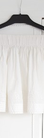 Spódnica H&M biała S 36 mini spódniczka bawełna haft boho hippie lato etno folk-4