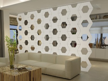 Ścianki działowe  z  paneli ażurowych  ZICARO-1