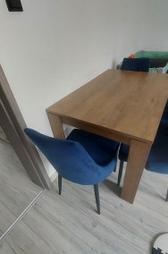 STÓŁ Z KRZESŁAMI WELUROWYMI IKEA - KOMPLET-2